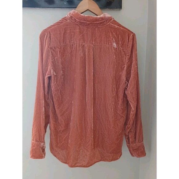 J. Crew Velvet Patch-Pocket Popover Shirt - Picture 7 of 9